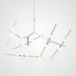 Подвесная люстра Агнес Chandelier Summer 10 White