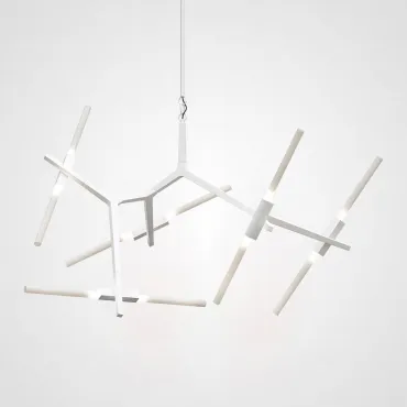 Подвесная люстра Агнес Chandelier Summer 10 White