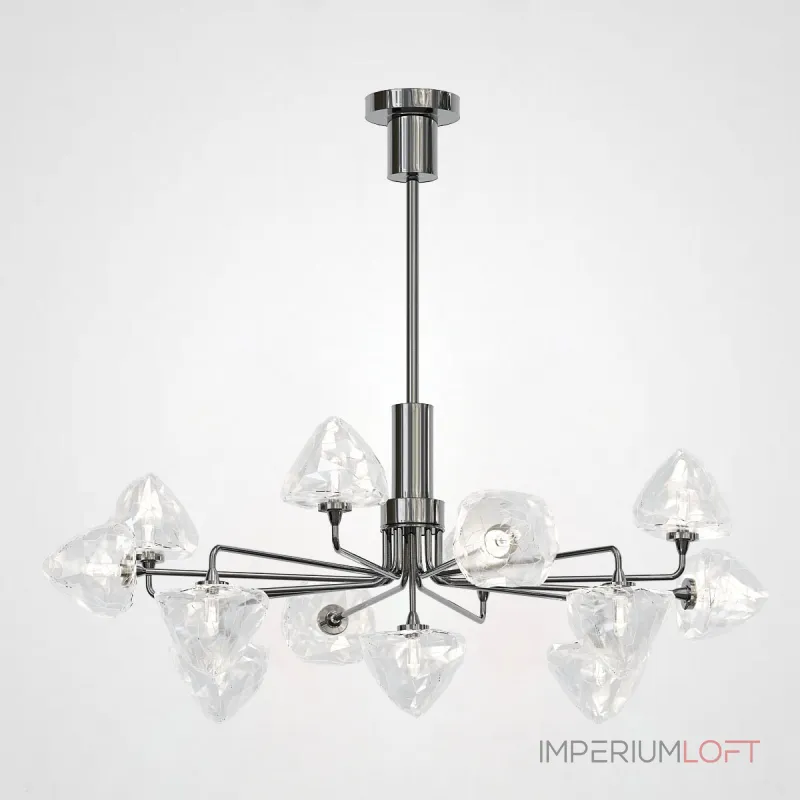 Люстра на штанге ICE 13 lamps Black от ImperiumLoft Люстра на штанге ICE 13 lamps Black от ImperiumLoft