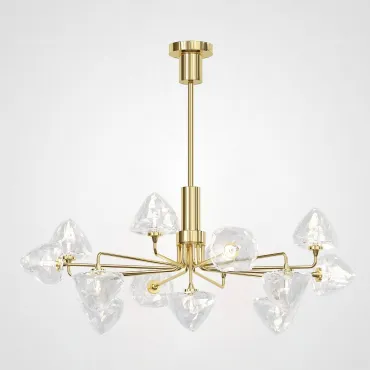 Люстра на штанге ICE 13 lamps Gold
