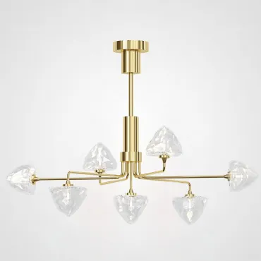 Люстра на штанге ICE 7 lamps Gold
