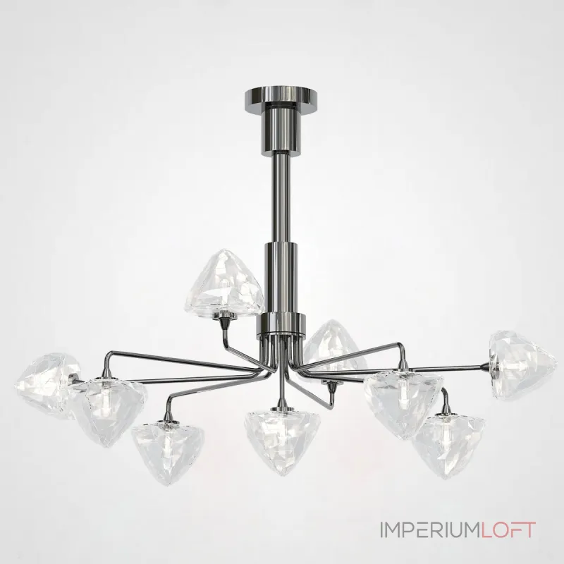 Люстра на штанге ICE 9 lamps Black от ImperiumLoft Люстра на штанге ICE 9 lamps Black от ImperiumLoft