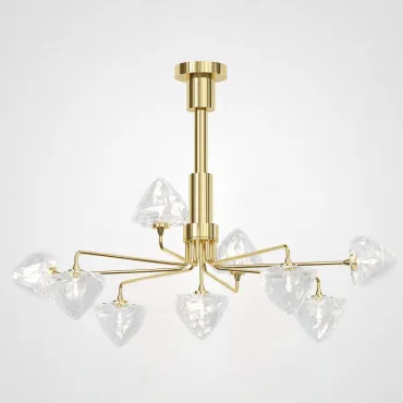 Люстра на штанге ICE 9 lamps Gold Люстра на штанге ICE 9 lamps Gold