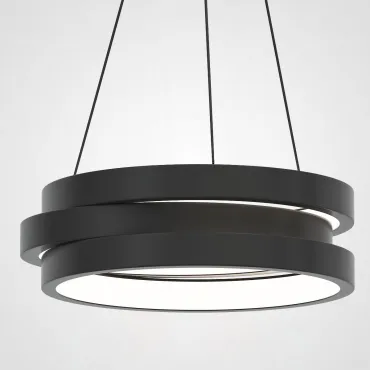 Подвесной кольцевой светильник GALO  D42,5 Black