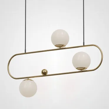 Подвесной реечный светильник HOOP L90 Bronze