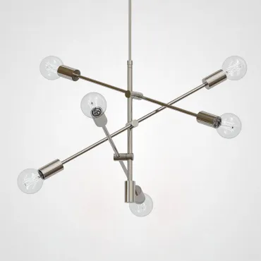 Люстра на штанге Mobile Chandelier - Large 6 хром Люстра на штанге Mobile Chandelier - Large 6 хром
