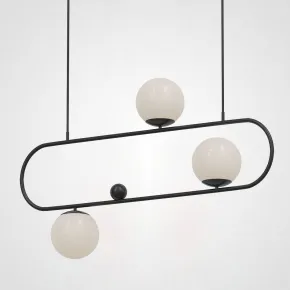 Подвесной реечный светильник HOOP L90 Black Подвесной реечный светильник HOOP L90 Black