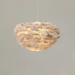 Подвесная люстра FEATHERS D60 Gray