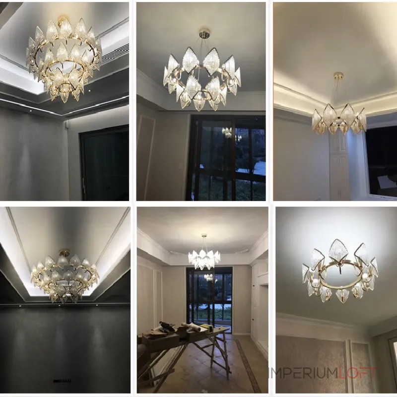 Подвесная хрустальная люстра Epica