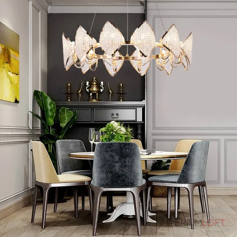 Подвесная хрустальная люстра Epica