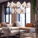 Подвесная хрустальная люстра Epica