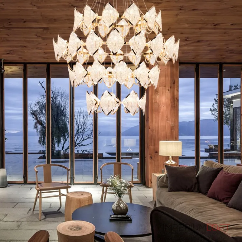 Подвесная хрустальная люстра Epica