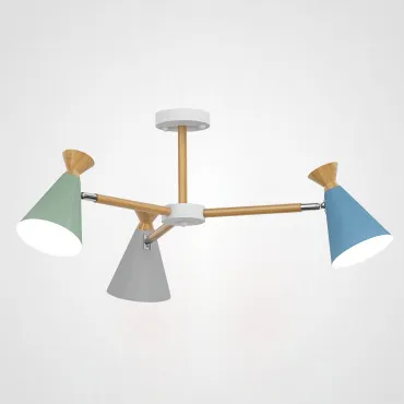 Потолочная люстра OLA D60,5 Green, Gray, White