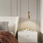 Серия светильников с коническим корпусом из латуни и дерева TINTIN Black от ImperiumLoft