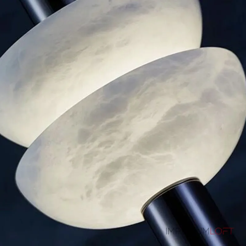 Подвесной светильник удлиненной формы с рассеивателями из мрамора TENGEL от ImperiumLoft