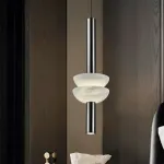 Подвесной светильник удлиненной формы с рассеивателями из мрамора TENGEL от ImperiumLoft