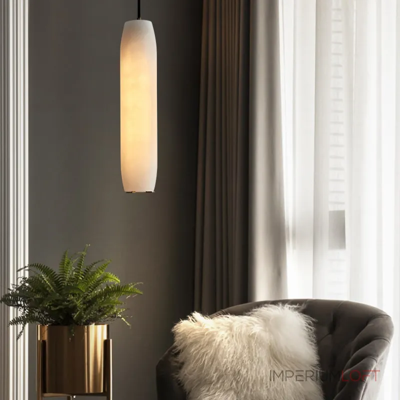 Подвесной светильник удлиненной формы из мрамора ERFURT MARBLE от ImperiumLoft Подвесной светильник удлиненной формы из мрамора ERFURT MARBLE от ImperiumLoft