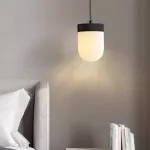 Серия подвесных светильников с округлыми плафонами из натурального алебастра TORVILL Brass от ImperiumLoft