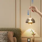 Серия светодиодных подвесных светильников с купольным плафоном и комбинацией рассеянного и направленного сквозь оптическую линзу света HENNEKE BRIGHT Blue от ImperiumLoft