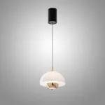 Серия светодиодных подвесных светильников с купольным плафоном и комбинацией рассеянного и направленного сквозь оптическую линзу света HENNEKE BRIGHT White от ImperiumLoft