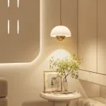 Серия светодиодных подвесных светильников с купольным плафоном и комбинацией рассеянного и направленного сквозь оптическую линзу света HENNEKE BRIGHT Blue от ImperiumLoft