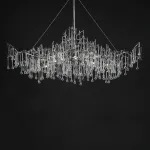 Подвесная люстра WATERDROPS WIDE D135 Chrome