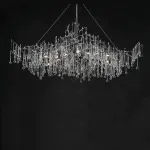 Подвесная люстра WATERDROPS WIDE D150 Chrome