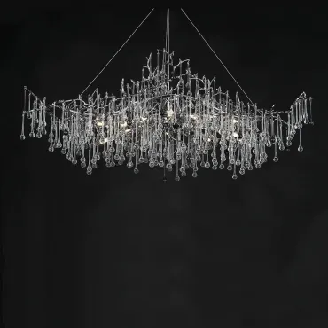 Подвесная люстра WATERDROPS WIDE D150 Chrome