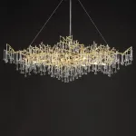 Подвесная люстра WATERDROPS WIDE D150 Gold