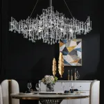 Подвесная люстра WATERDROPS WIDE D135 Gold