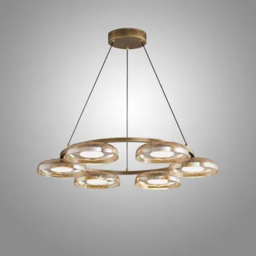 Подвесная люстра CRISPIN R D80 Amber