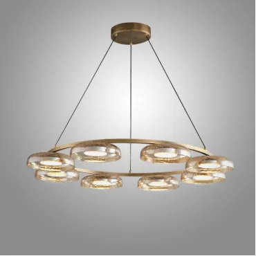 Подвесная люстра CRISPIN R D100 Amber