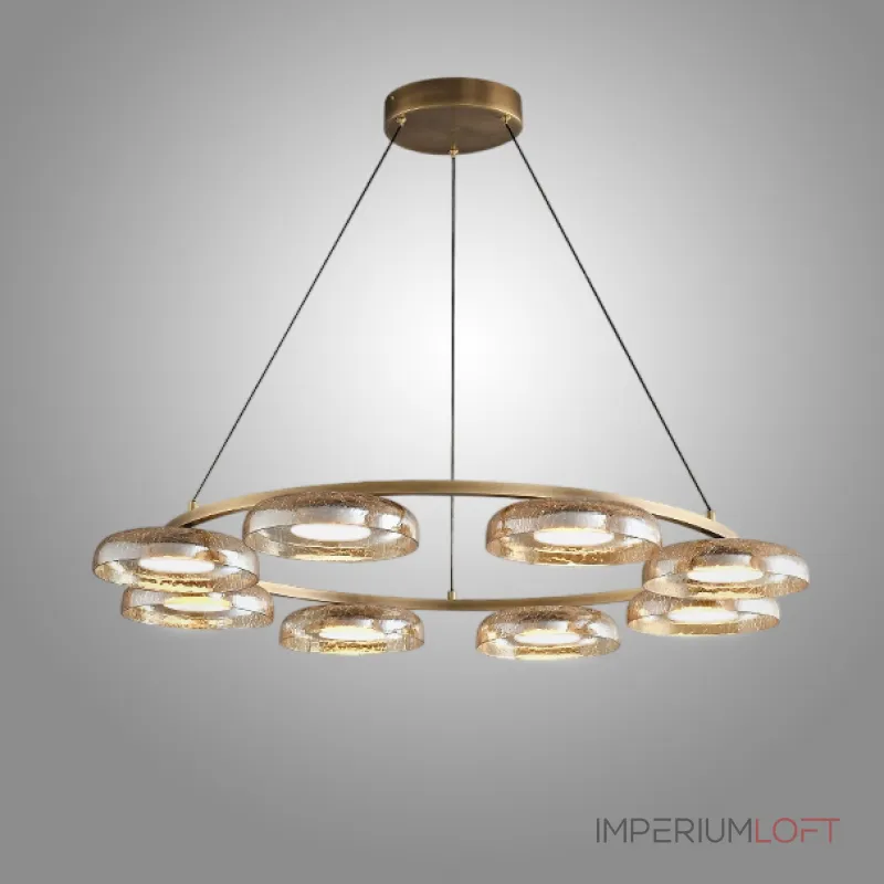 Подвесная люстра CRISPIN R D100 Amber Подвесная люстра CRISPIN R D100 Amber