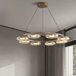 Подвесная люстра CRISPIN R D80 Amber