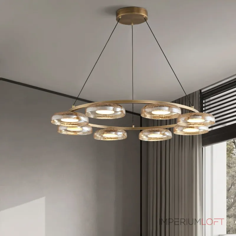 Подвесная люстра CRISPIN R D80 Amber