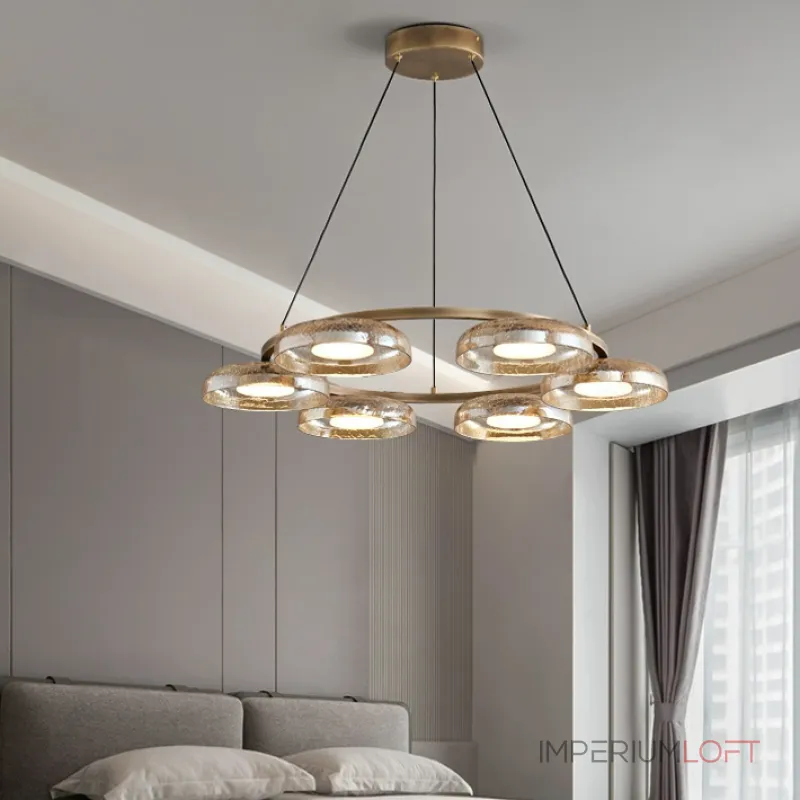 Подвесная люстра CRISPIN R D80 Amber