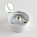 Серия настенных светильников с фактурным прозрачным плафоном RANI White от ImperiumLoft