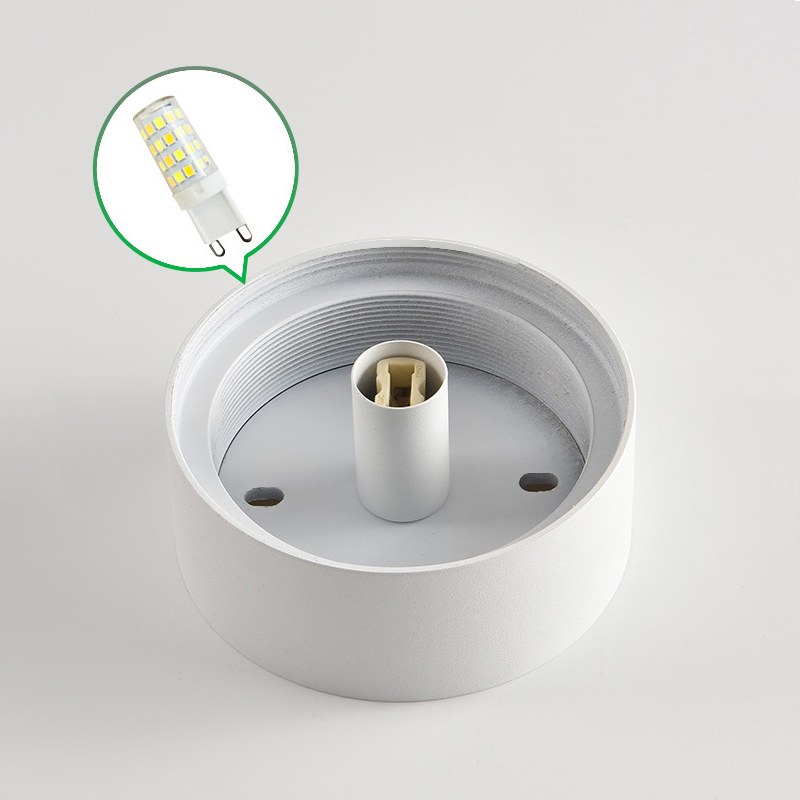 Серия настенных светильников с фактурным прозрачным плафоном RANI White от ImperiumLoft