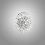 Серия настенных светильников с фактурным прозрачным плафоном RANI White от ImperiumLoft