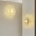 Серия настенных светильников с фактурным прозрачным плафоном RANI White от ImperiumLoft