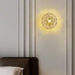 Серия настенных светильников с фактурным прозрачным плафоном RANI White от ImperiumLoft