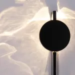 Серия интерьерных настенных светильников, создающих оригинальные световые эффекты за счет поворотного рассеивателя FRIPPE B Silver от ImperiumLoft