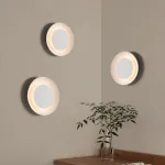 Серия светодиодных настенных светильников белого цвета в скандинавском стиле AIS D38 4000К от ImperiumLoft