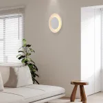 Серия светодиодных настенных светильников белого цвета в скандинавском стиле AIS D38 4000К от ImperiumLoft