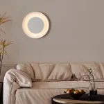 Серия светодиодных настенных светильников белого цвета в скандинавском стиле AIS D38 4000К от ImperiumLoft