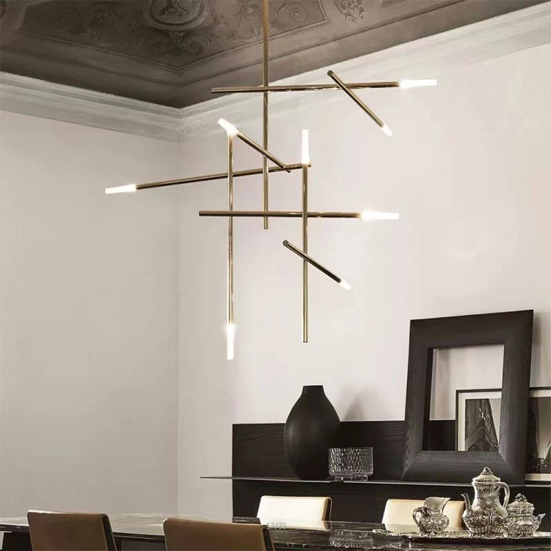 Люстра на штанге TRAVERSE LUX H142 в современном стиле от ImperiumLoft