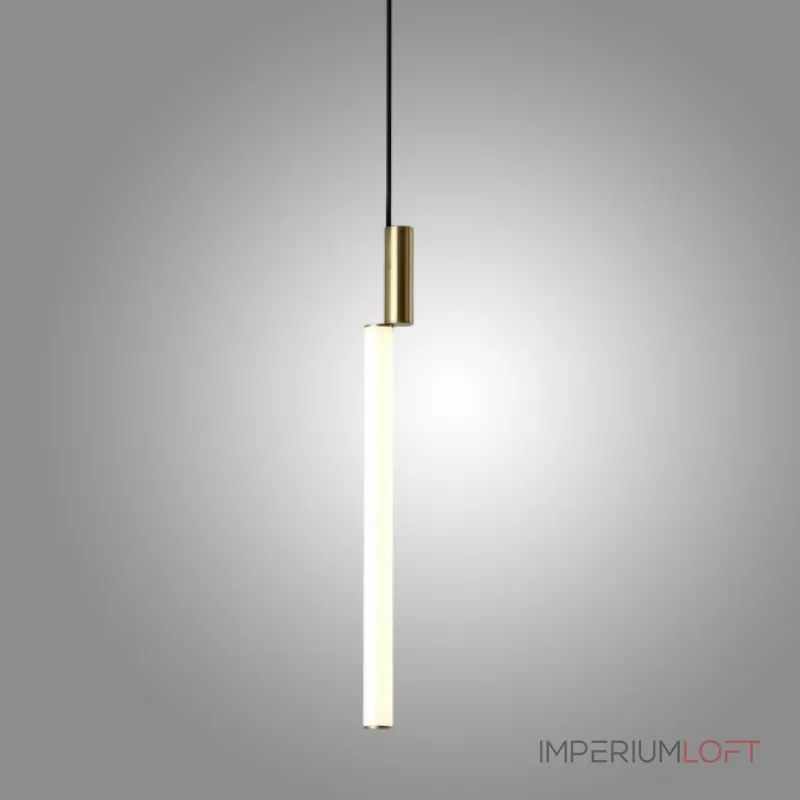 Серия подвесных светильников в виде светодиодных стержней на цилиндрическом основании из латуни TOSSENE H60 от ImperiumLoft Серия подвесных светильников в виде светодиодных стержней на цилиндрическом основании из латуни TOSSENE H60 от ImperiumLoft