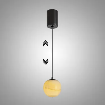 Подвесной светильник BONN NEPHRITE Milk jade с лифтом Подвесной светильник BONN NEPHRITE Milk jade с лифтом