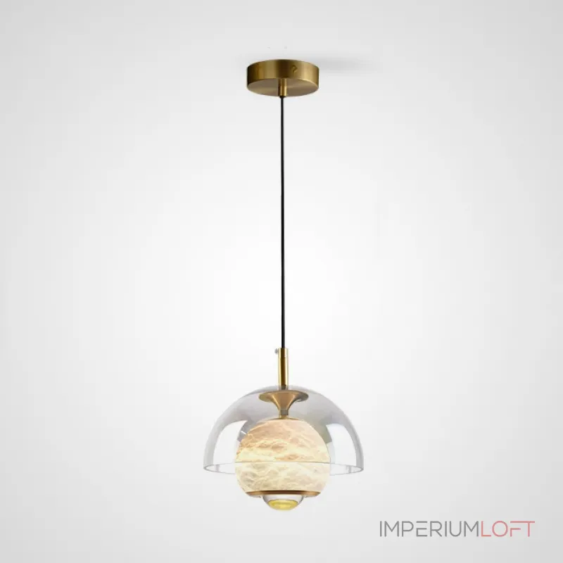 Серия подвесных светильников со стеклянным куполом и шарообразным плафоном из натурального мрамора с точечным источником света HENNEKE MARBLE Cloud Marble от ImperiumLoft Серия подвесных светильников со стеклянным куполом и шарообразным плафоном из натурального мрамора с точечным источником света HENNEKE MARBLE Cloud Marble от ImperiumLoft