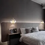 Серия подвесных светильников со стеклянным куполом и шарообразным плафоном из натурального мрамора с точечным источником света HENNEKE MARBLE Natural Marble от ImperiumLoft